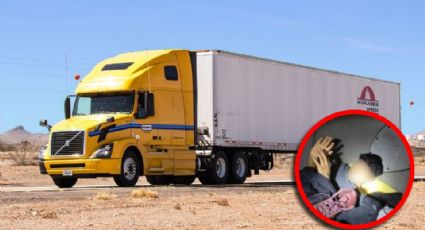 Trailero es detenido por transportar ilegalmente a migrantes en su camarote; perderá su CDL