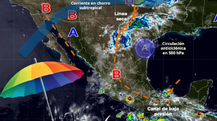 Clima en México: pronostican fuertes lluvias este fin de semana; estos estados serían los afectados