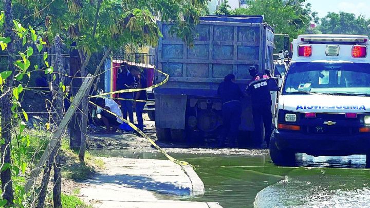 Tragedia en Nuevo Laredo: chofer de camión cae fulminado en los Los Olivos 2; estaba trabajando
