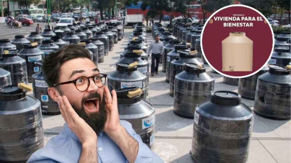 El gobierno inició el programa para regalar tinacos a quien lo necesite