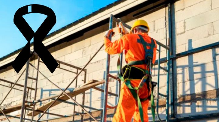 Trabajador cae de un andamio a varios metros de altura y pierde la vida; se destrozó la cabeza