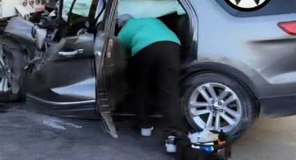 Trágico choque: conductor se estrella en tráiler y muere prensado; tenía placas de Tamaulipas