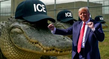 Trump se burla de los migrantes: 'les enseñaremos a huir de un caimán'
