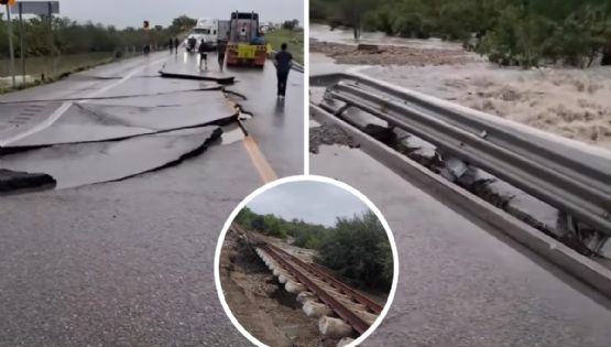 Lluvias provocan destrucción en el municipio de González; vías del tren quedaron inservibles | VIDEO
