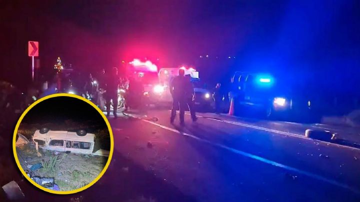 Camioneta familiar choca brutalmente contra tráiler y deja 8 muertos; regresaban de vacaciones