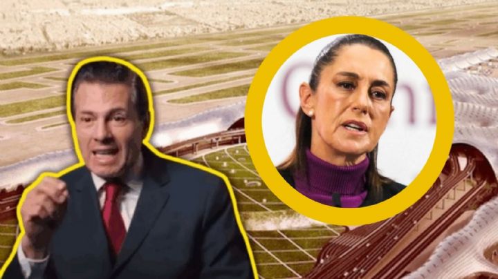 Sheinbaum responde a Peña Nieto por el NAIM: 'se iba a construir en una zona de hundimientos'