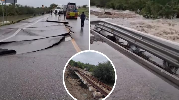 Lluvias provocan destrucción en el municipio de González; vías del tren quedaron inservibles | VIDEO