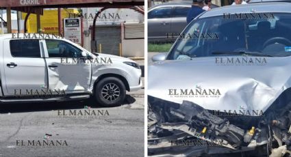 Abuelita causa tremendo choque en Nuevo Laredo; le fallan los frenos de su auto