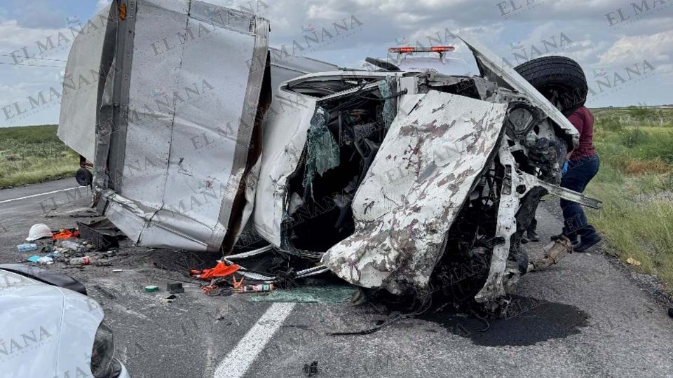 El choque fue frontal y poco se pudo hacer para salvar la vida del joven