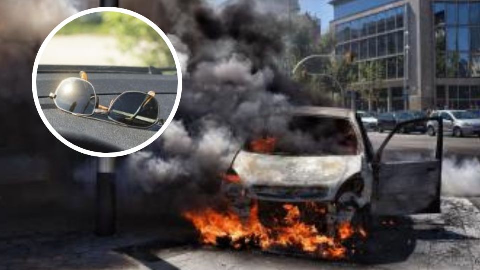 Estos objetos al interior de tu vehículo pueden causar un incendio