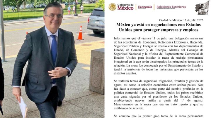 'México ya está en negociaciones con Estados Unidos', responde Ebrard ante amenaza de aranceles