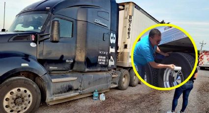 Tamaulipas: trailero baja a revisar su tractocamión y es aplastado por su propia unidad