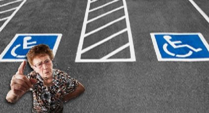 ¿Puedo usar el cajón de estacionamiento para discapacitados si mi mamá tiene problemas al caminar?