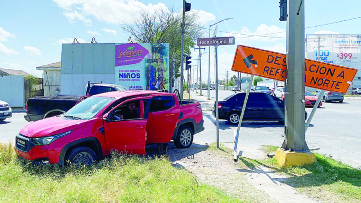 Causa imprudencia 8 choques cada día en calles de Nuevo Laredo