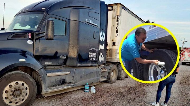 Tamaulipas: trailero baja a revisar su tractocamión y es aplastado por su propia unidad