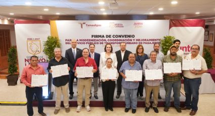 Convenio histórico para el transporte público de Nuevo Laredo; beneficiará a miles de personas