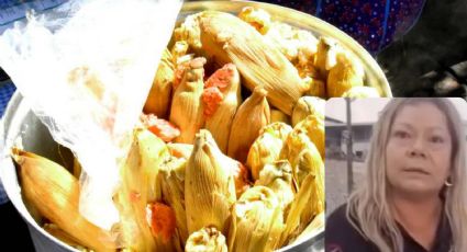 ‘Lady Tamales’: mujer amenaza con tirarle el puesto a vendedora de tamales | VIDEO