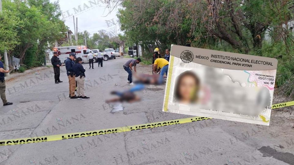 Las víctimas quedaron a mitad de calle y sin vida