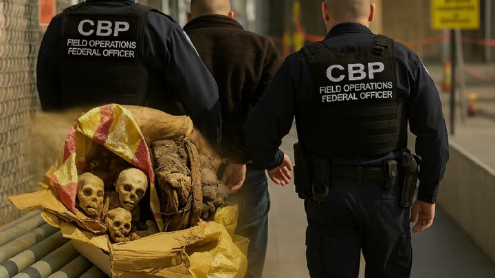 CBP: así fue como interceptaron cráneos momificados de simios; los agentes quedaron boquiabiertos