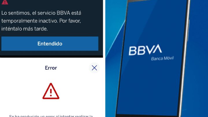 No eres tú; App de BBVA en México está fallando hoy 17 de julio de 2025