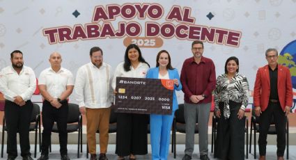 Entregan bonos económicos a más de 4 mil maestros en Nuevo Laredo