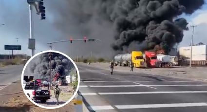Tren y pipa chocan y provocan fuerte incendio; sucedió a metros de instalaciones de Pemex | VIDEO