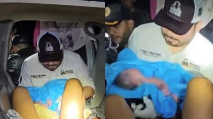 Alcalde de González, Tamaulipas, ayuda a mujer a dar a luz; estaba atrapada en la tormenta | VIDEO