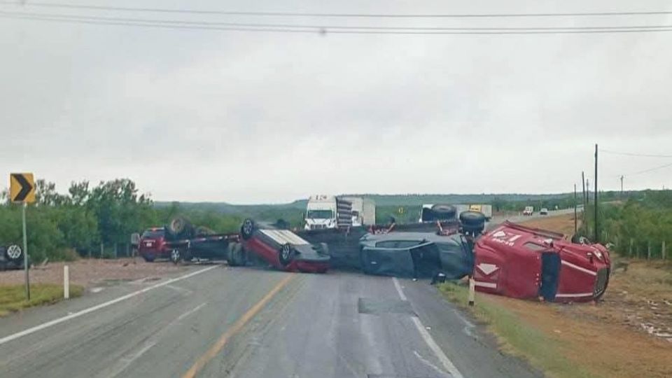 Accidente en 'La Bamba'.