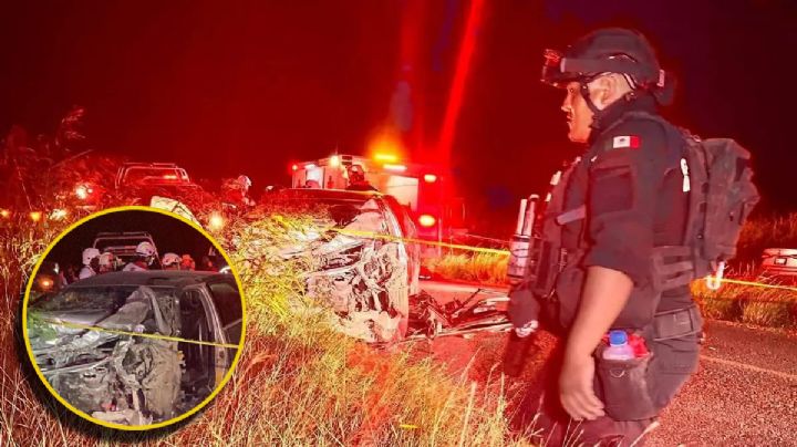Brutal accidente en carretera de Tamaulipas deja dos muertos, entre ellos un menor de edad