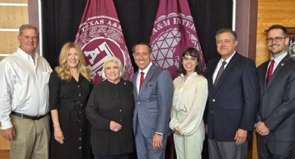 Rector del Sistema Universitario Texas A&M se reúne con estudiantes de TAMIU