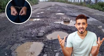 De esta forma se puede tapar un bache callejero sin recibir una fuerte multa; podrías ser arrestado
