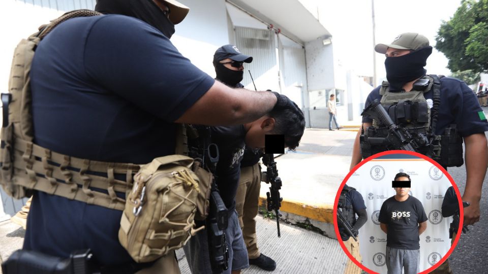 Kelvin 'N' fue ubicado en un domicilio y detenido por elementos de la Fiscalía de Jalisco