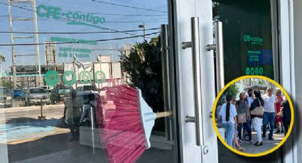 Trabajadores cierran oficinas de la CFE; protestan sin uniformes en Reynosa y Río Bravo