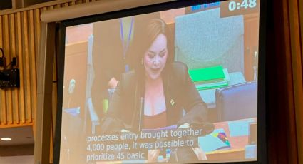 Carmen Lilia Canturosas presenta ante la ONU modelo de saneamiento del agua en Nuevo Laredo