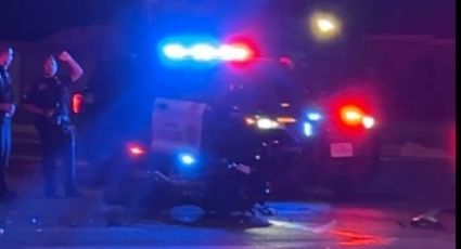 Laredo: joven motociclista está muy grave en el hospital; chocó brutalmente contra un automóvil