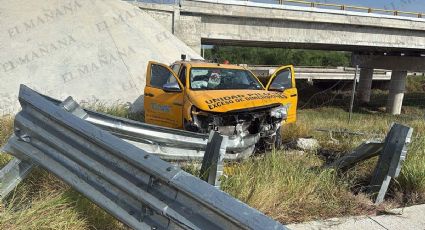 Damián venía a Nuevo Laredo y encontró la muerte en autopista; su camioneta se salió del camino