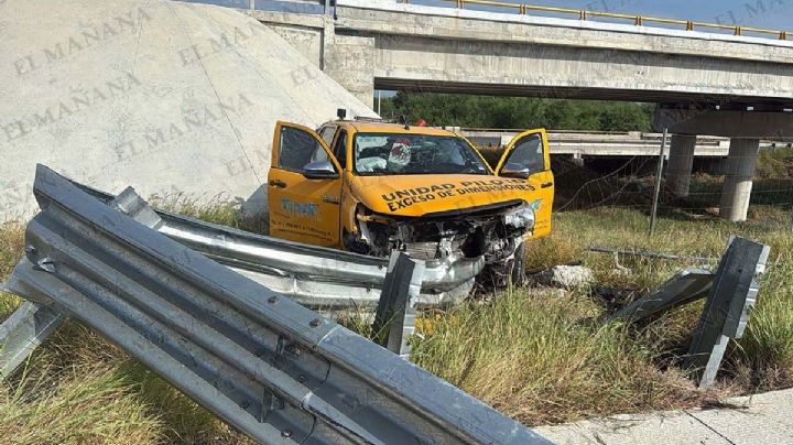 Damián venía a Nuevo Laredo y encontró la muerte en autopista; su camioneta se salió del camino