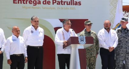 Entrega Américo Villarreal Anaya nuevos vehículos para seguridad pública