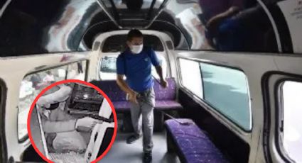Chofer de transporte público se viste de 'héroe' y salva a pasajeros de un asalto | VIDEO