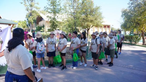 Niños viven una gran experiencia en el arranque del 'Capi Camp' en el zoológico de Nuevo Laredo