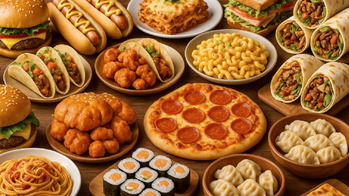 Los 10 platillos más consumidos en el mundo; uno es mexicano y los otros son populares en EU