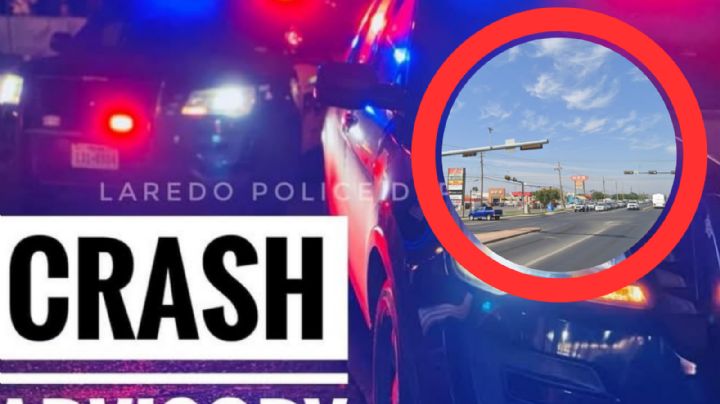 Brutal choque paraliza el tráfico en Laredo; esta es la zona afectada