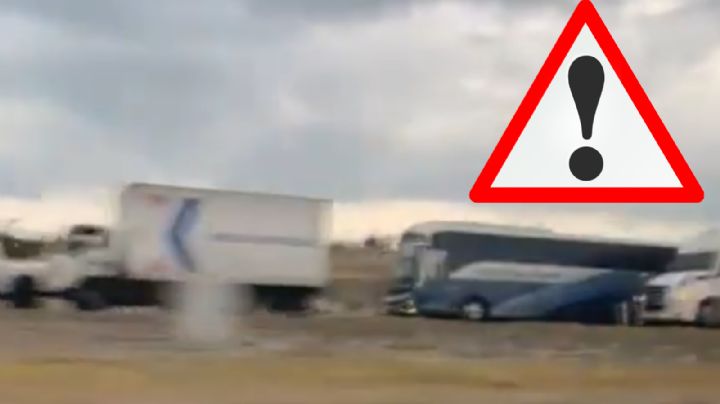 Reportan largas filas en autopista a Nuevo Laredo; esto se sabe | VIDEO