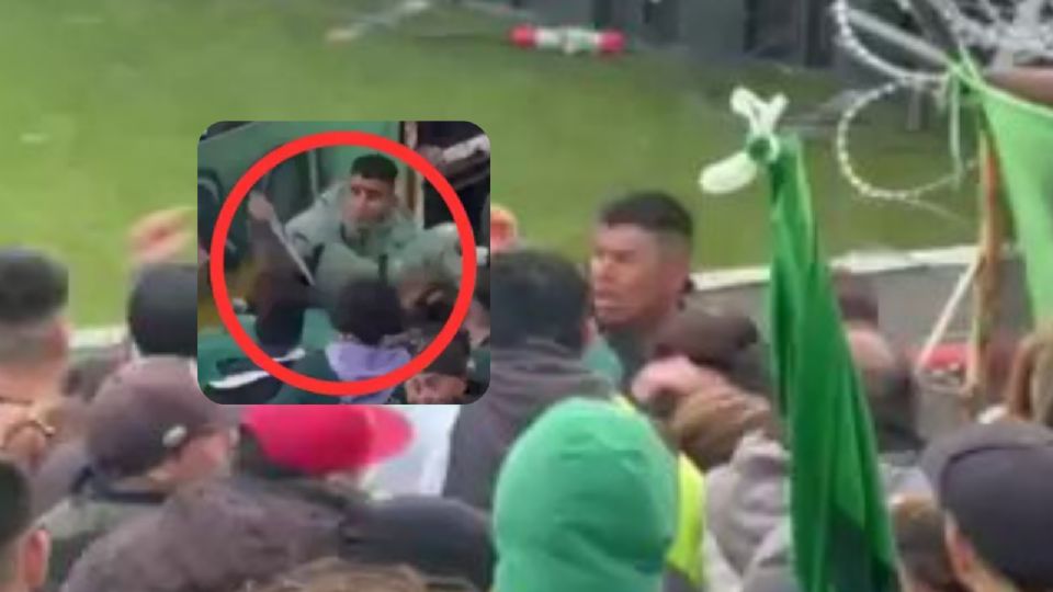 Trifulca entre aficionados