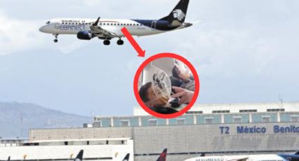 Pasajeros viven momento de pánico; avión aterriza de emergencia en CDMX | VIDEO
