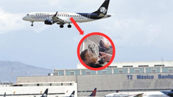 Pasajeros viven momento de pánico; avión aterriza de emergencia en CDMX | VIDEO
