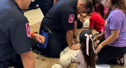 Imparten Bomberos de Laredo cursos CPR  a menores en escuelas, centros recreativos y equipos