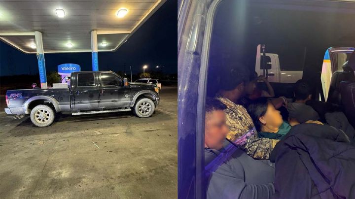 Patrulla Fronteriza y Policía de Laredo detienen camioneta sospechosa; llevaba 6 indocumentados