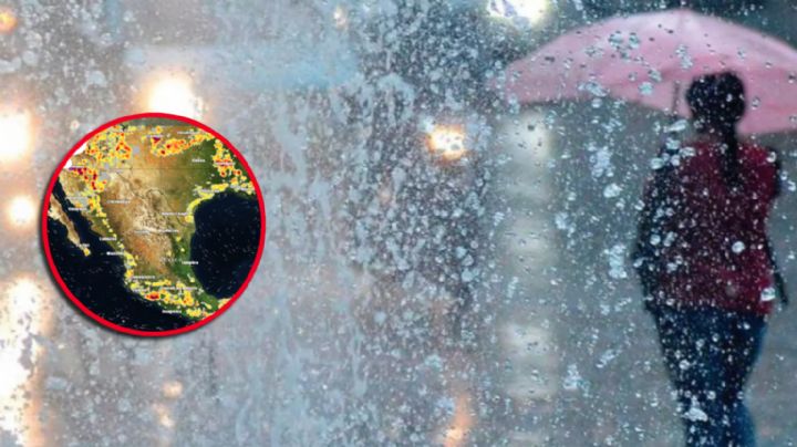 Prevén lluvias muy fuertes en estos 4 estados hoy 31 de julio 2025