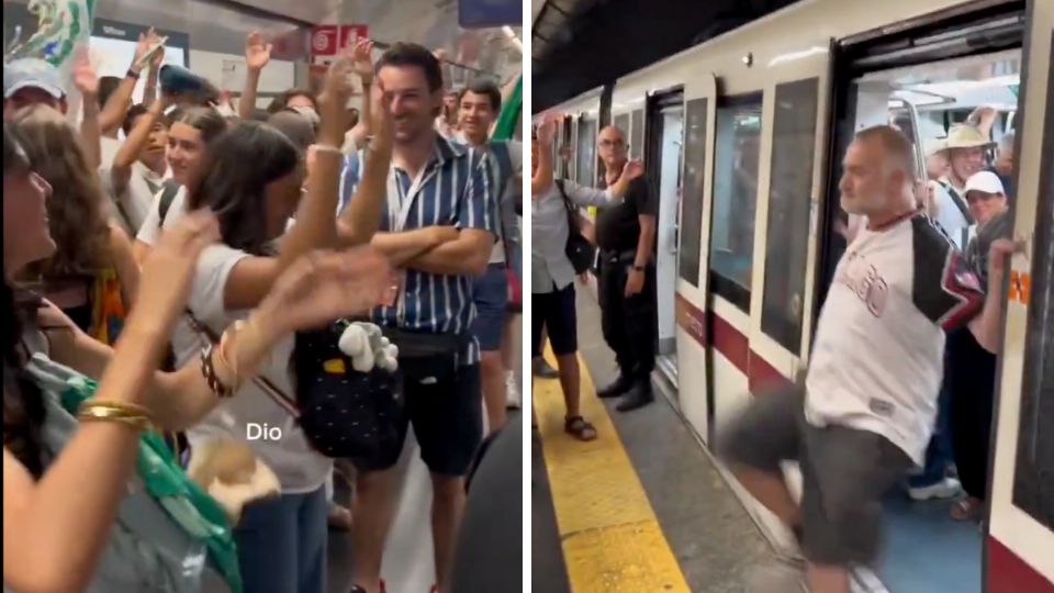 Un hombre de nacionalidad italiana impidió que los mexicanos abordaran el transporte público